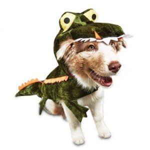 Bootique Later Gator Dog Costume Size XS Green